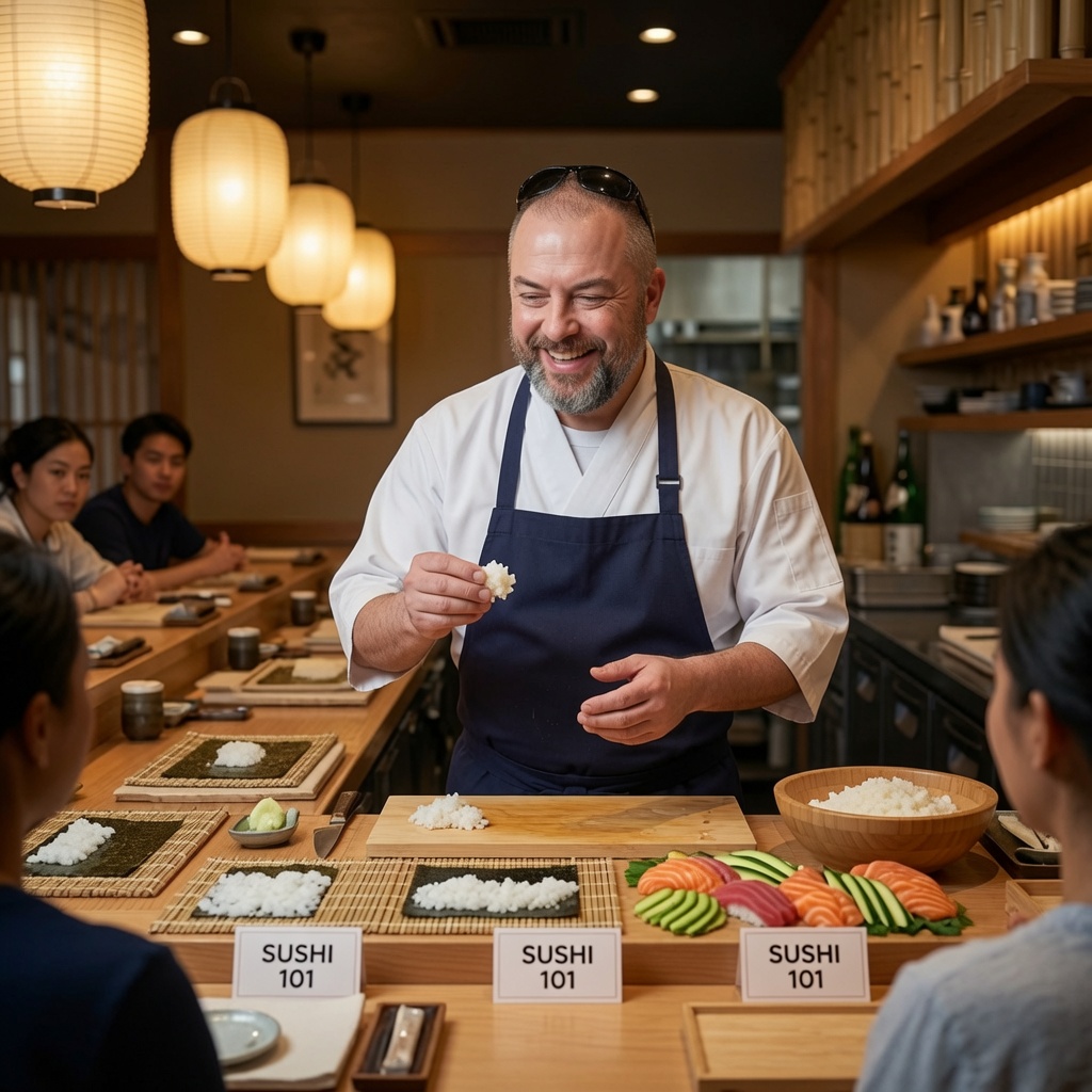 Hands-on sushi making workshop